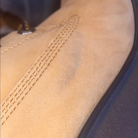 Timberland limited edition Women's Camel Wedge Ankle Boots Like New NO Box - Picture 12 of 14